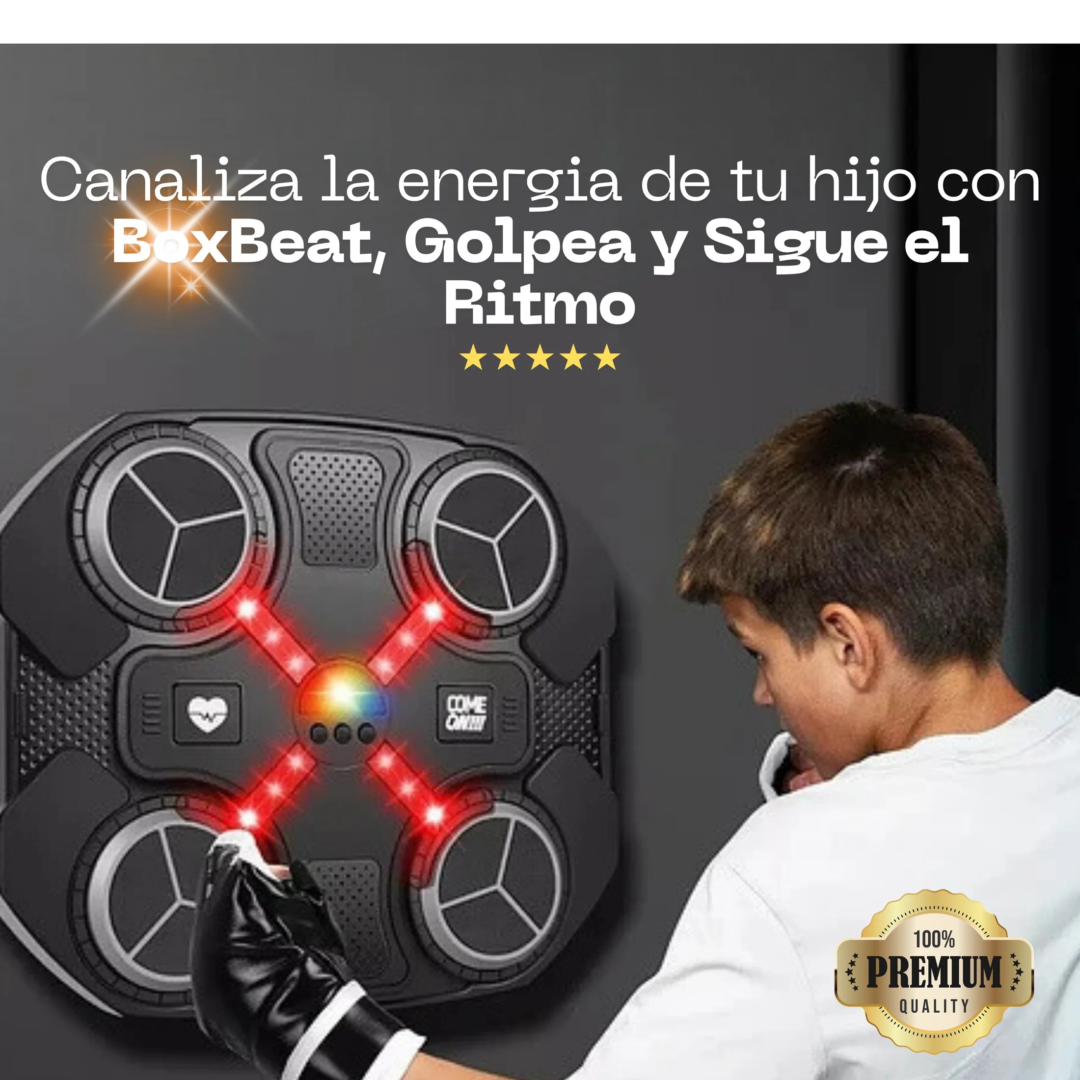 BoxBeat®: Juega, Golpea y Sigue el Ritmo + Guantes de REGALO