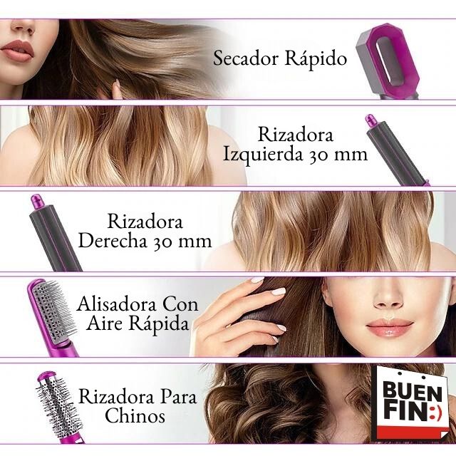 Cepillo Profesional MultiHair 5 en 1™ (✨OFERTA BUEN FIN -40% 💜)