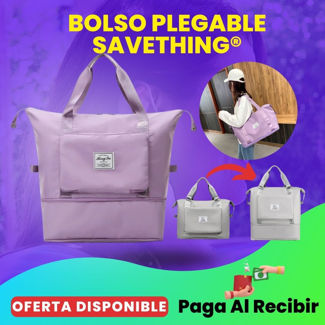 Bolsa Plegable Savething®🛍-40% OFF HOY!🎁