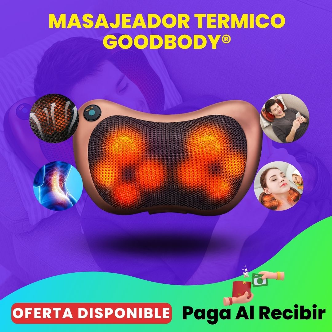 Cojin masajeador Termico GoodBody®🍓-40% OFF HOY!👶