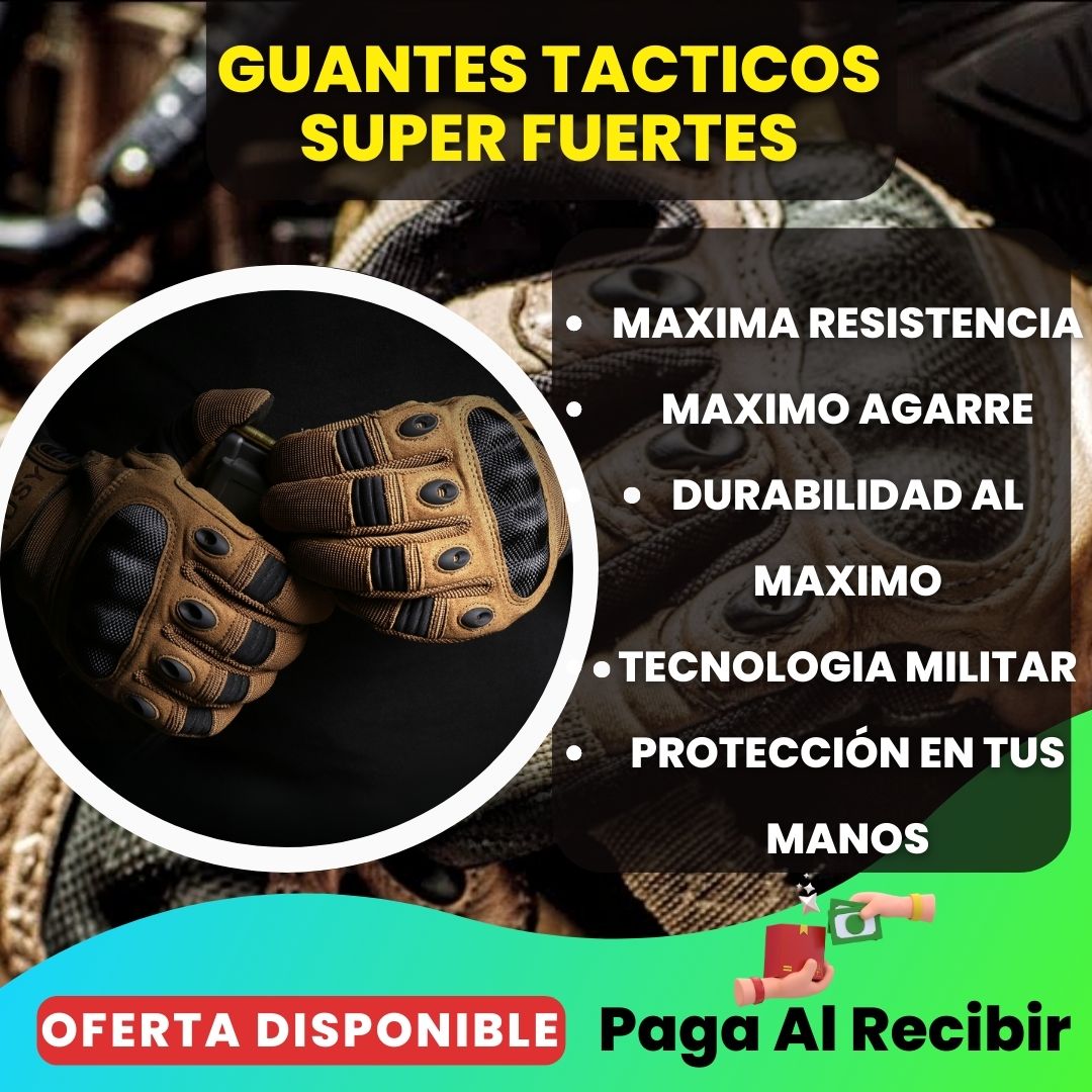 Guantes Tácticos Force Pro 🧤-40% OFF HOY!🔥