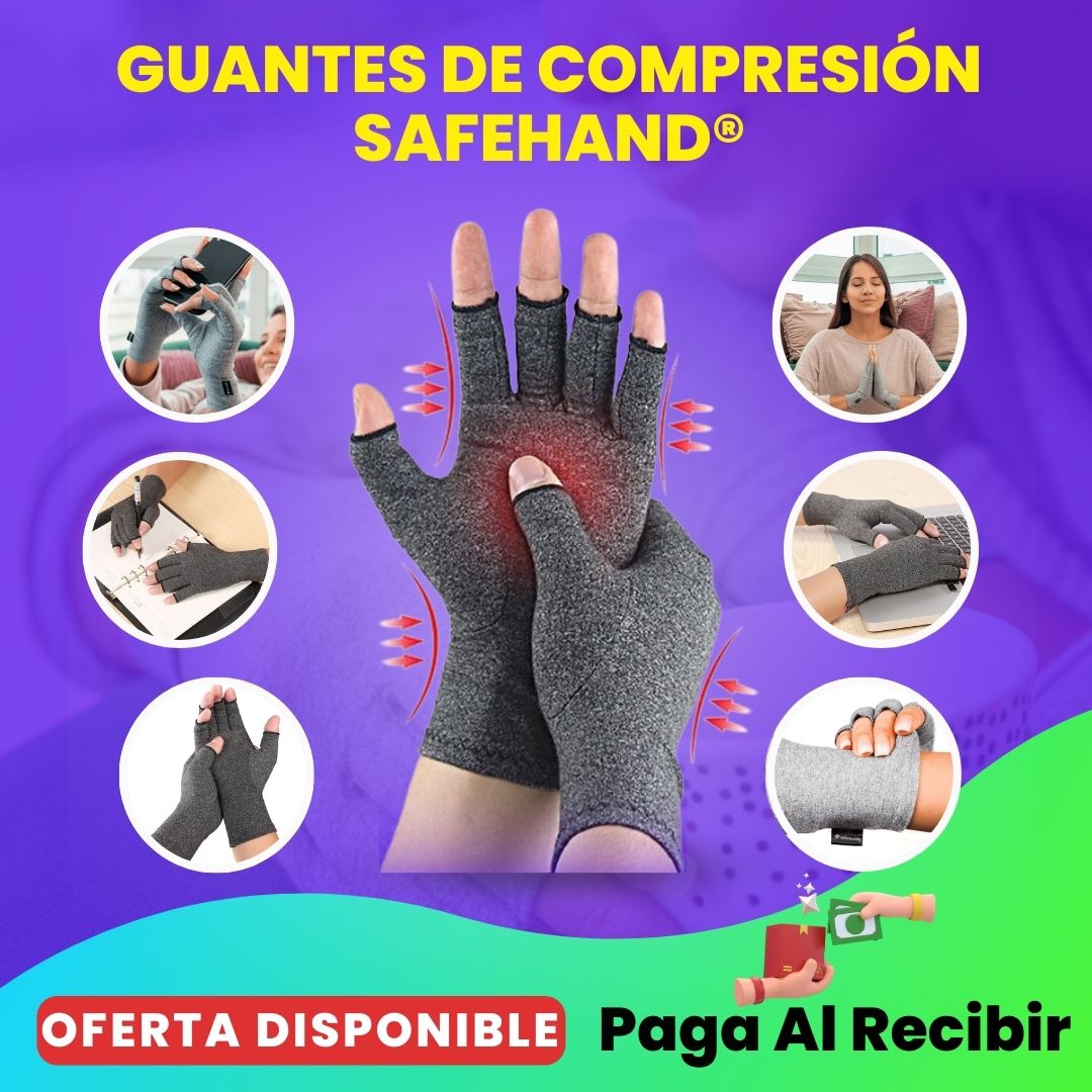 Guantes de Compresión Suaves para Artritis SafeHands®🍓-40% OFF HOY!👶