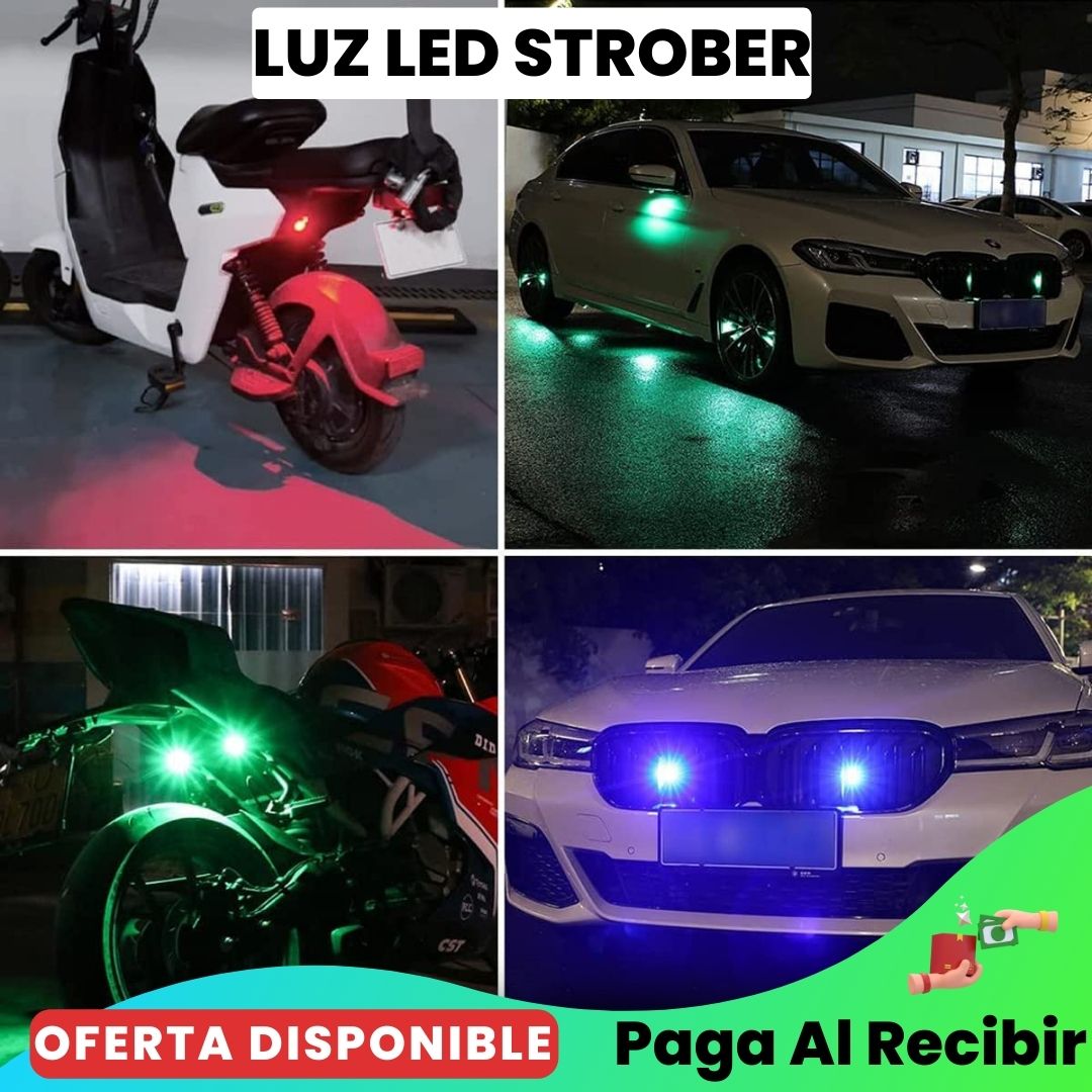 ⚡2 Luz LED Strober (-40% OFF) Solo HOY⚡